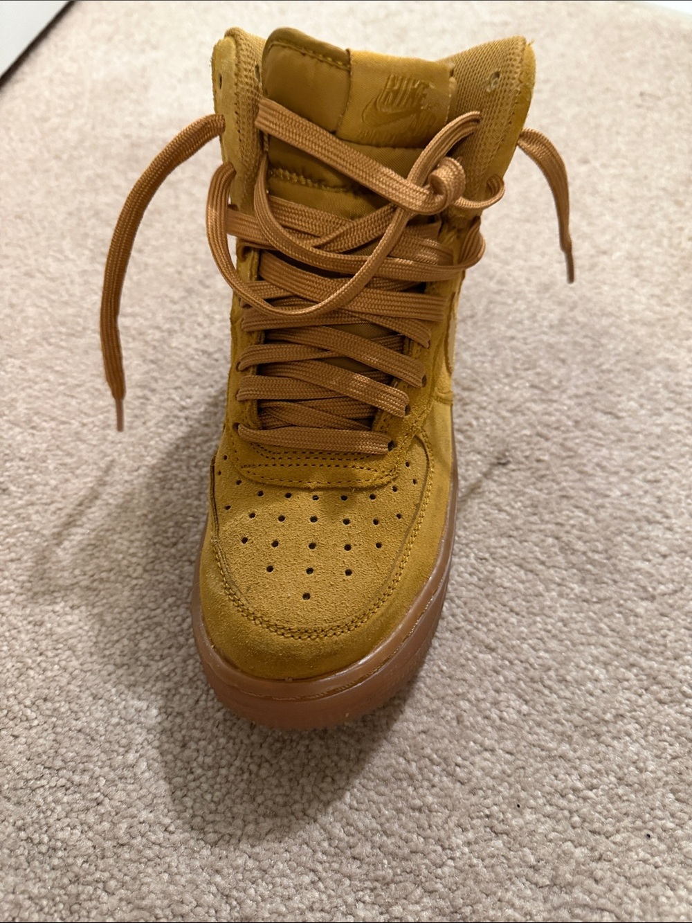 Nike Women’s High-Top Sneaker in Wheat/Tan